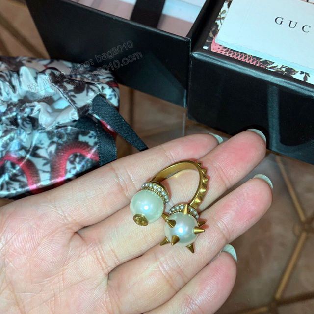GUCCi飾品 古馳高端品質女戒指 Gucci熱銷款戒指  zgbq1026